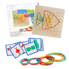 Material manipulador de madera juguetes educativos gráficos